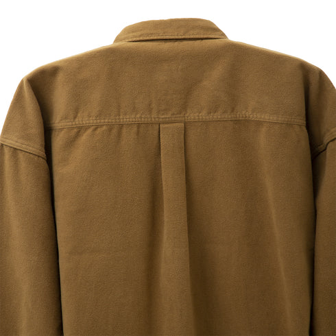 Nanamica Flannel CPO Shirt Jacket Camel SUAF298E Degli Uberti